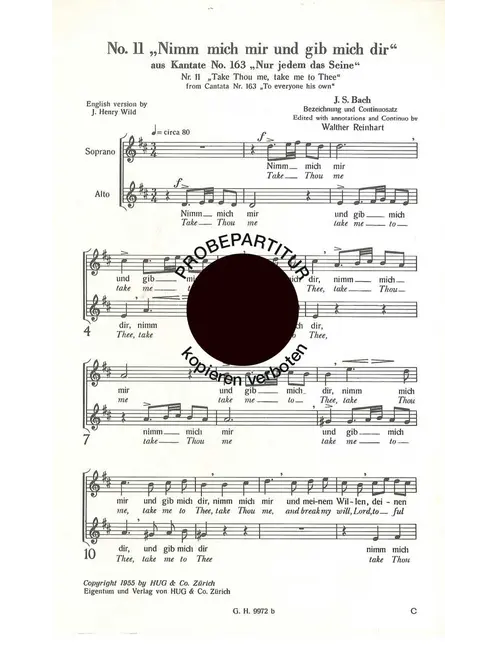 Nimm mich mir und gib mich dir